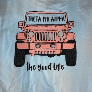 Theta Phi Alpha Jeep T-Shirt (Large)